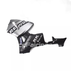 For HONDA 2005 2006 CBR600RR Matte Black Silvery Fairing set