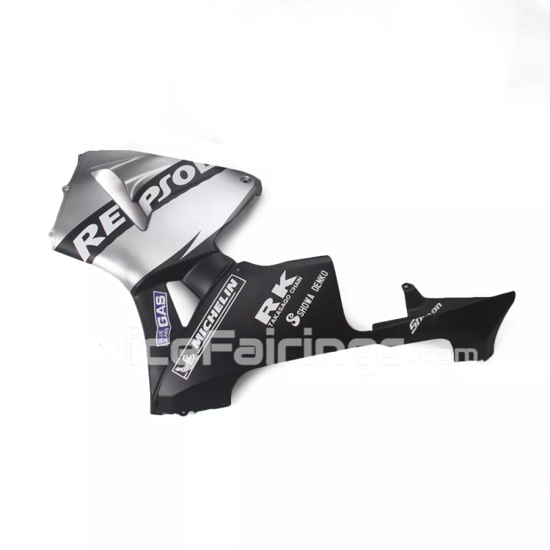 For HONDA 2005 2006 CBR600RR Matte Black Silvery Fairing set