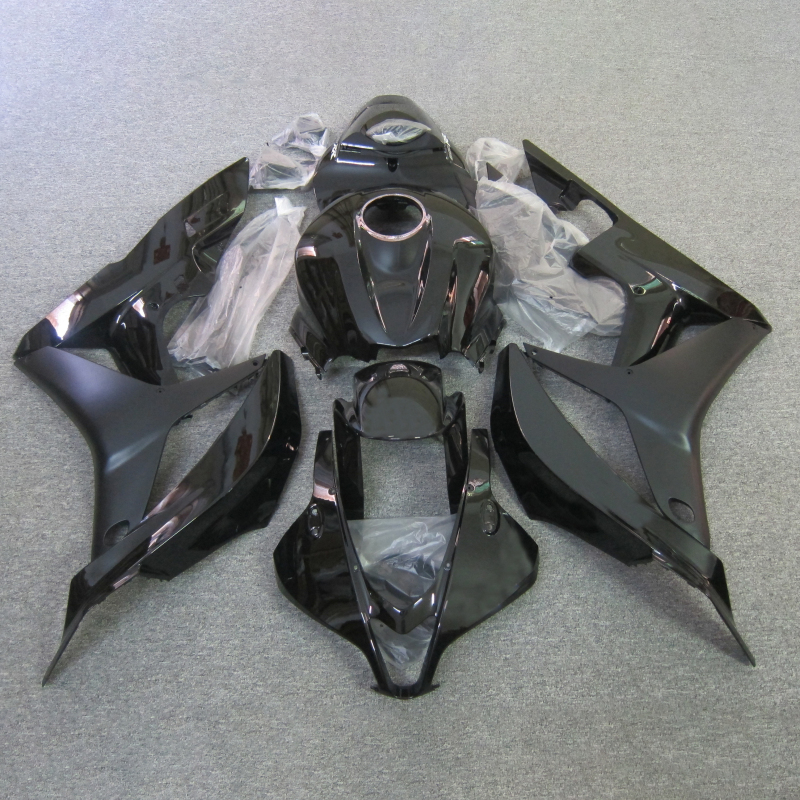 For HONDA 2007-2008 CBR600RR Matte/Glossy Black Fairing set