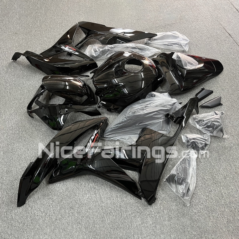 For HONDA 2007-2008 CBR600RR All Glossy Black Fairing set