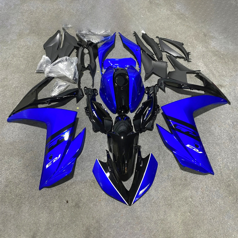 2013 2014 2015 2016 2017 2018 for YAMAHA YZFR3 YZF R25 Blue Black Motorcycle Fairings Kit