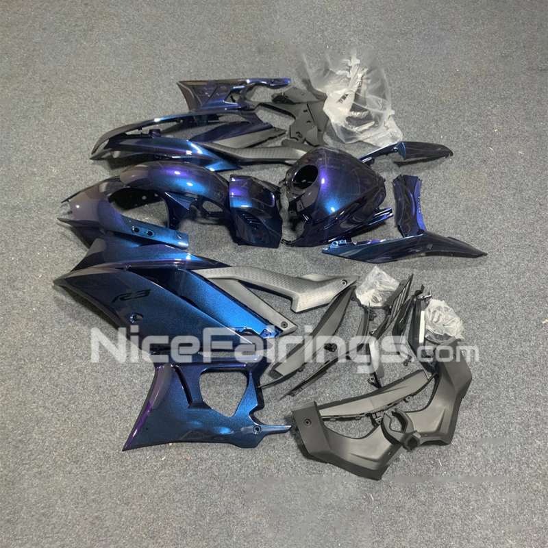 For YAMAHA 2019 2020 2021 2022 2023 2024 YZFR3 YZF R25 Chameleon Painted Motorcycle Parts Fairings Kit