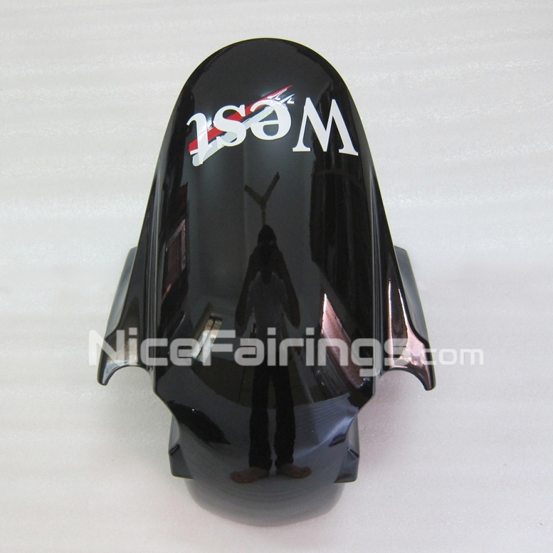 For HONDA 2003 2004 CBR600RR Black White West Fairing set