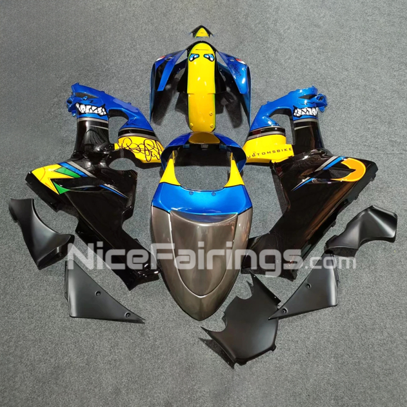 2005 2006 for Kawasaki 636 NINJA ZX6R Plastic Injection Body Set Fairing Kit