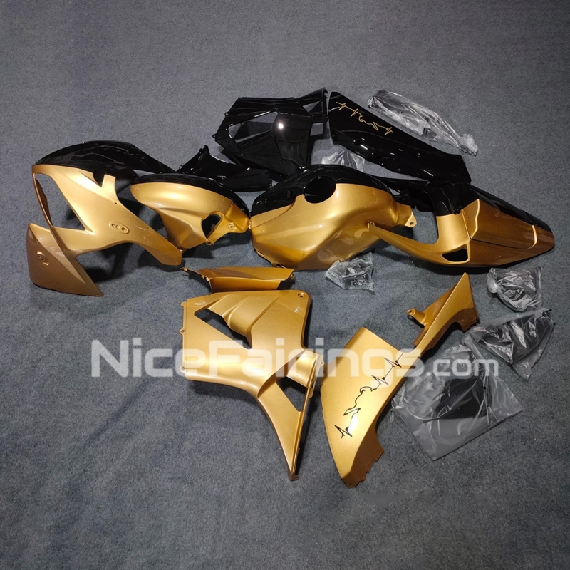 For HONDA 2005 2006 CBR600RR Glod&Black Raceing Fairing set