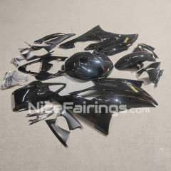 For YAMAHA 2008-2013 2014 2015 2016 YZFR6 Glassy Black Motorcycle Fairings Kit YZF R6
