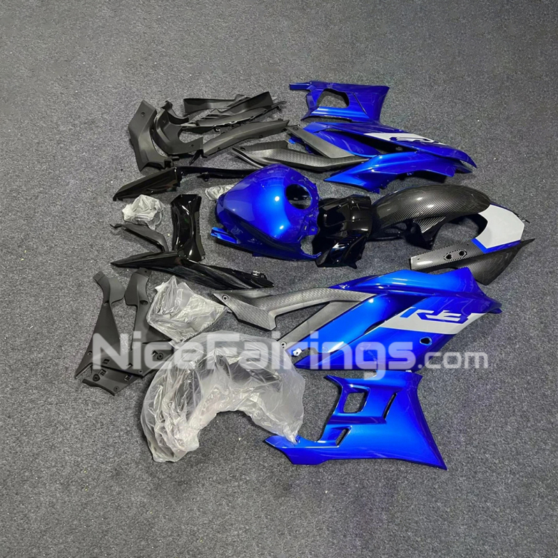 For YAMAHA 2019 2020 2021 2022 2023 2024 YZFR3 YZF R25  Blue Motorcycle Fairings Kit