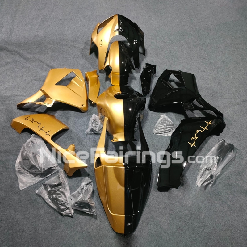 For HONDA 2005 2006 CBR600RR Glod&Black Raceing Fairing set