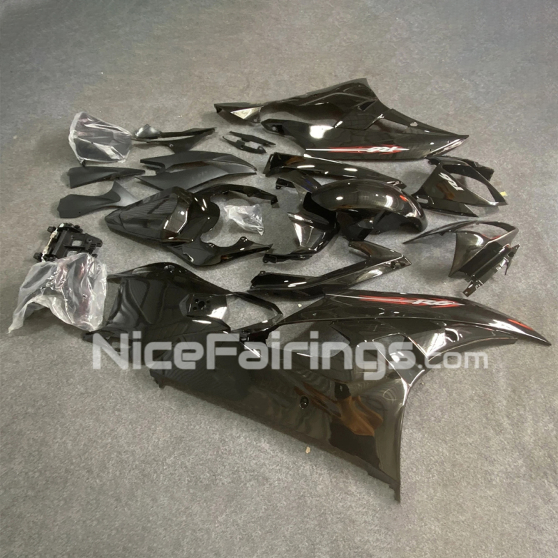 For YAMAHA 2006 2007 YZFR6 Glassy Black Motorcycle Fairings Kit YZF R6