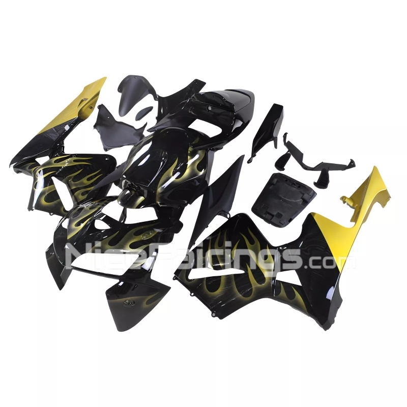 For HONDA 2005-2006 CBR600RR Yellow Flame Fairing set