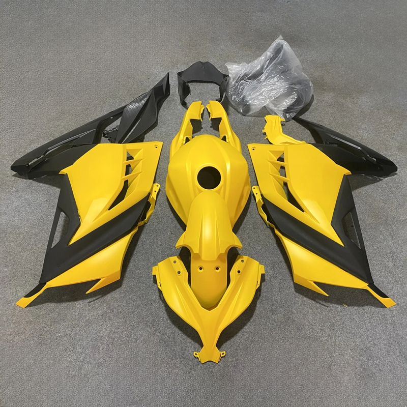 2013 2014 2015 2016 2017 EX300R for Kawasaki Ninja 300 Aftermarket Yellow Black Fairing Kit