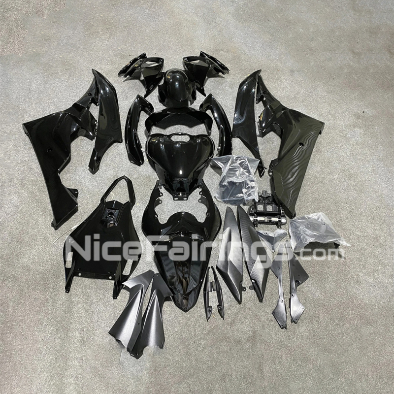For YAMAHA 2006 2007 YZFR6 Glassy Black Injection Motorcycle Fairings Kit YZF R6