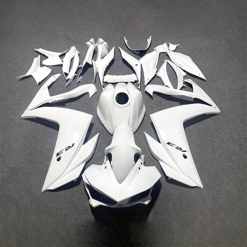 For YAMAHA 2013 2014 2015 2016 2017 2018 YZFR3 YZF R25 Full White Motorcycle Fairings Plastic Body Kit