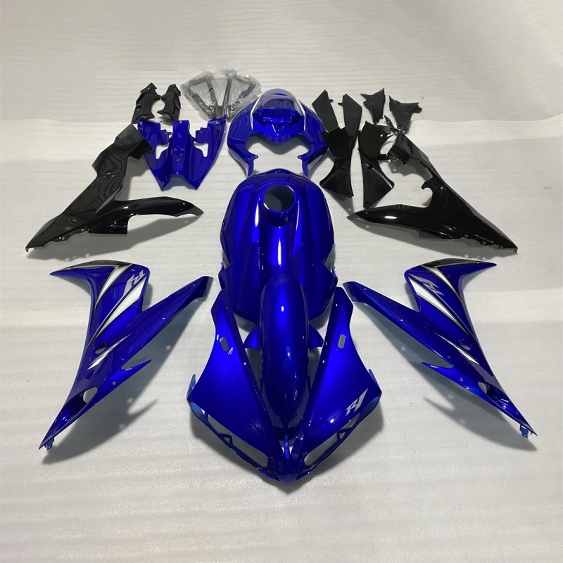 For YAMAHA YZFR1 YZF R1 2009 2010 2011 2012 2013 2014 Blue Fuel Tank Cover Motorcycle Fairings Kit