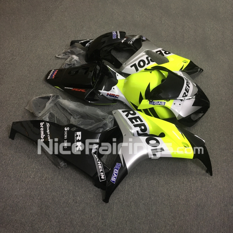 For Honda 2006-2007 CBR1000RR Fluorescent Green&Gray Fairing kit
