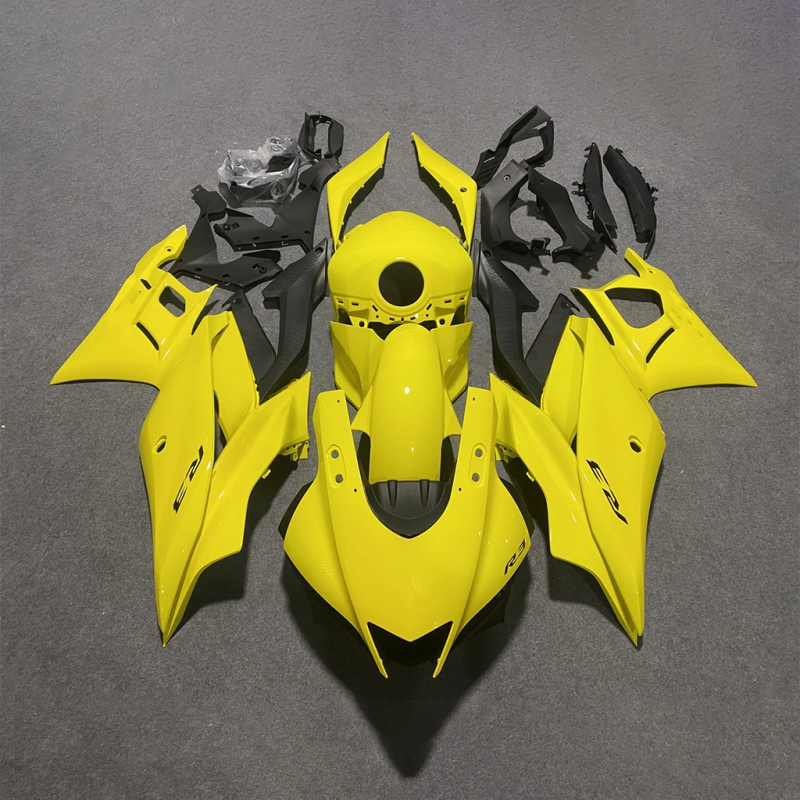 2019 2020 2021 2022 2023 2024 for YAMAHA YZFR3 YZF R25 Full Yellow Motorcycle Parts Fairings Kit