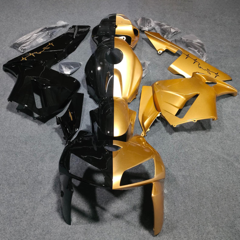 For HONDA 2005 2006 CBR600RR Glod&Black Raceing Fairing set