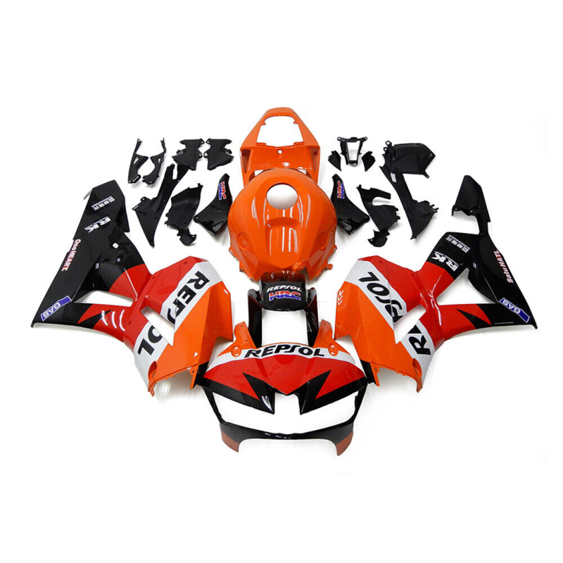 For Honda 2013-2023 CBR600RR Orange Black Fairing set