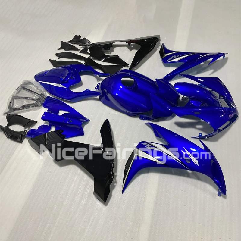 For YAMAHA YZFR1 YZF R1 2009 2010 2011 2012 2013 2014 Blue Fuel Tank Cover Motorcycle Fairings Kit