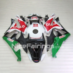 For HONDA 2007-2008 CBR600RR White Green Red Fairing set