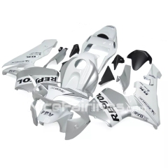 For HONDA 2003 2004 CBR600RR White Silvery Fairing set