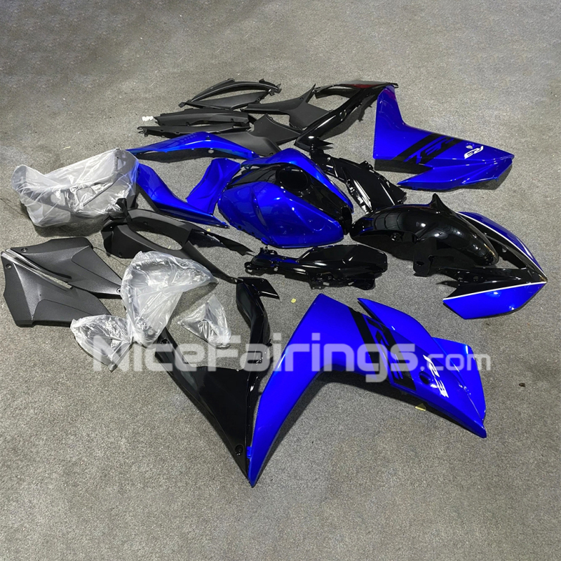 2013 2014 2015 2016 2017 2018 for YAMAHA YZFR3 YZF R25 Blue Black Motorcycle Fairings Kit