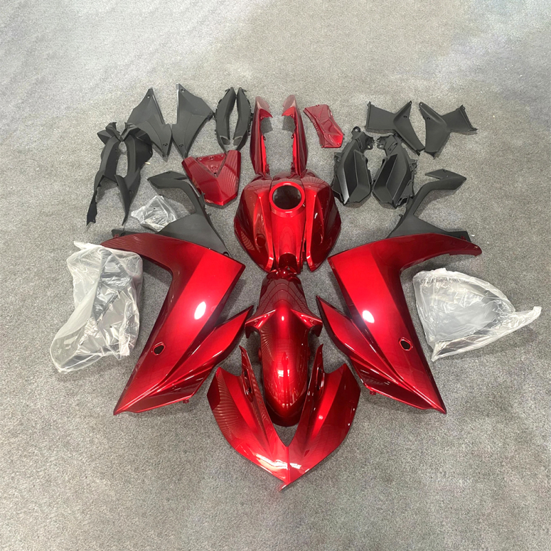 For YAMAHA 2013 2014 2015 2016 2017 2018 YZFR3 YZF R25 Candy Red Motorcycle Fairings Kit
