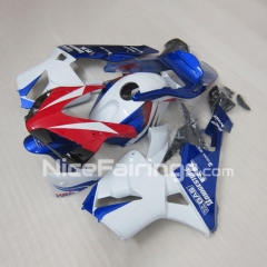 For HONDA 2003 2004 CBR600RR Blue White Race Fairing set