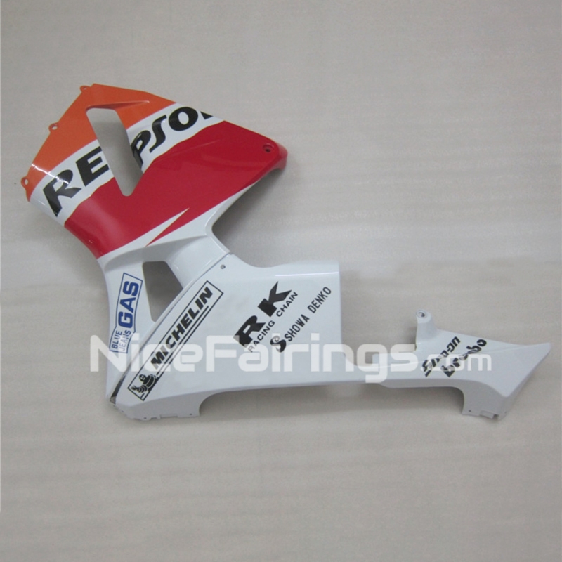 For HONDA 2003 2004 CBR600RR White Orange Fairing set