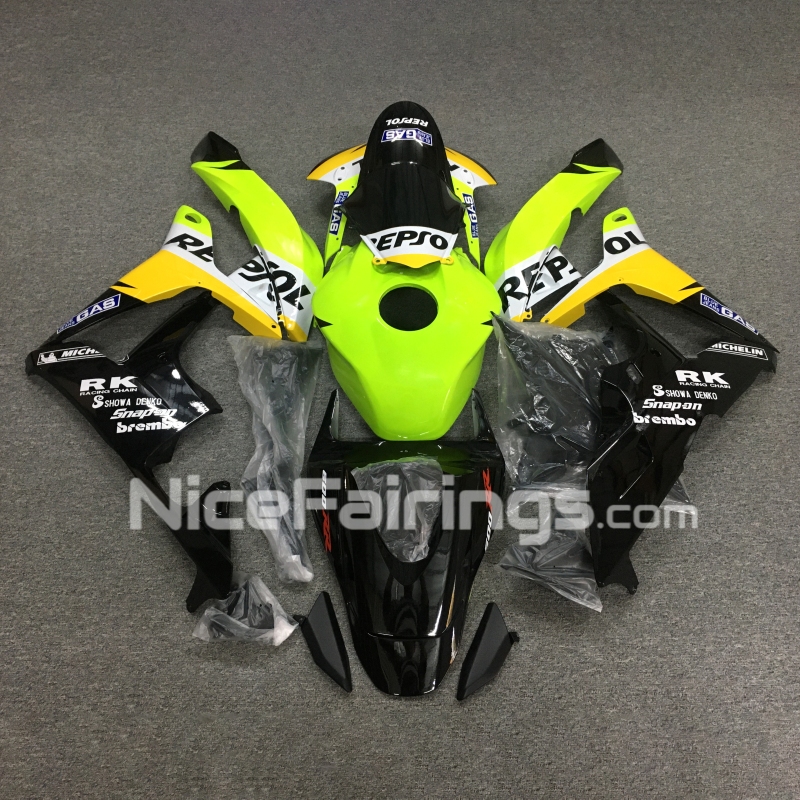 For HONDA 2007-2008 CBR600RR Fluorescent Green Fairing set
