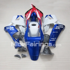 For HONDA 2003 2004 CBR600RR Blue White Race Fairing set