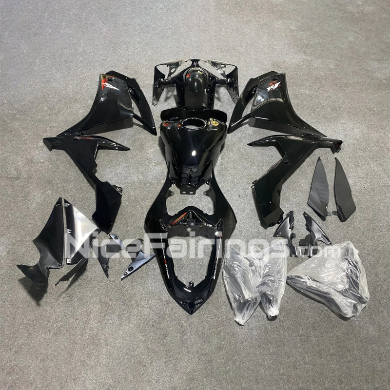 For YAMAHA YZFR1 YZF R1 2007 2008 Glassy Black Fuel Tank Cover Motorcycle Fairings Kit