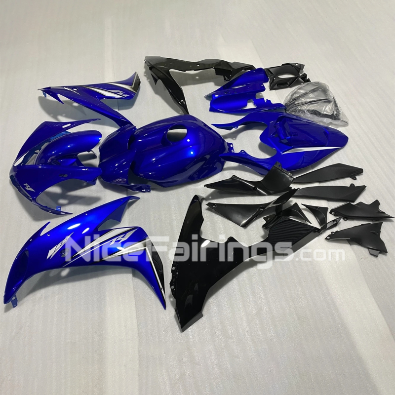 For YAMAHA YZFR1 YZF R1 2009 2010 2011 2012 2013 2014 Blue Fuel Tank Cover Motorcycle Fairings Kit