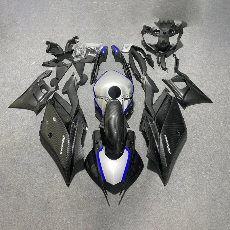 For YAMAHA 2019 2020 2021 2022 2023 2024 YZFR3 YZF R25  ABS Carbon Fibre Motorcycle Fairings Kit