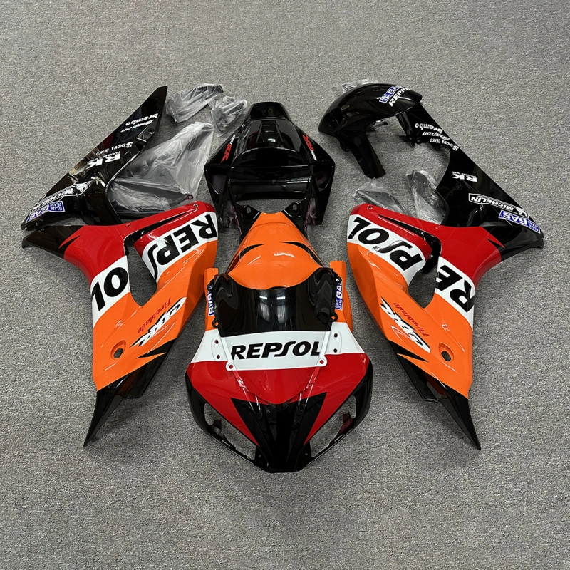 For Honda 2006-2007 CBR1000RR Orange Black Fairing kit