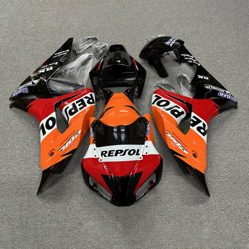 For Honda 2006-2007 CBR1000RR Orange Black Fairing kit
