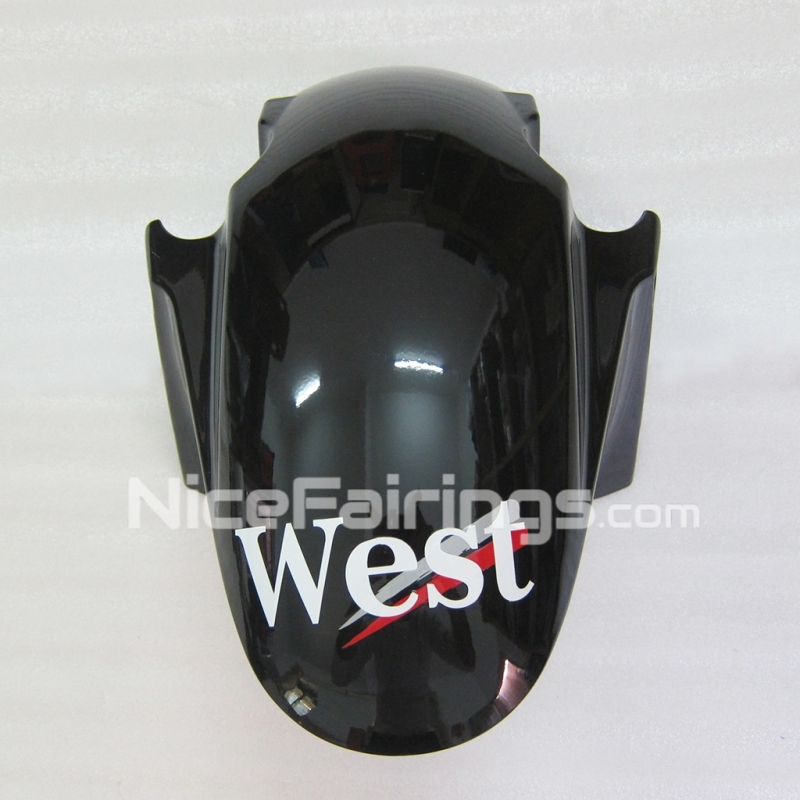 For HONDA 2003 2004 CBR600RR Black White West Fairing set