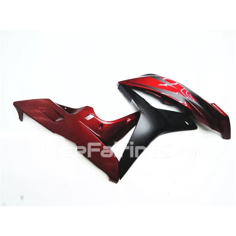 For HONDA 2007-2008 CBR600RR Glossy/Matte Black Red Fairing set
