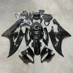 For YAMAHA 2006 2007 YZFR6 Glassy Black Injection Motorcycle Fairings Kit YZF R6