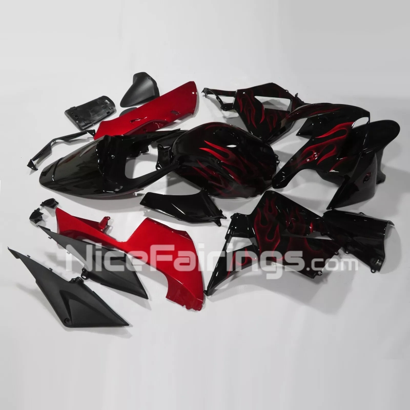 For HONDA 2005-2006 CBR600RR Red Flame Fairing set