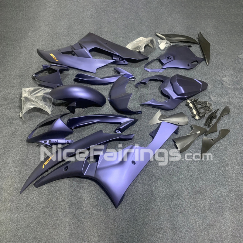 For YAMAHA 2006 2007 YZFR6 Matte Purple Injection Motorcycle Fairings Kit YZF R6