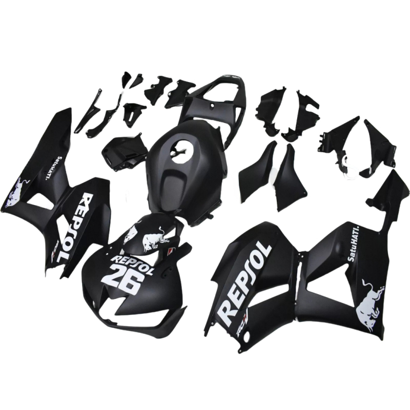 For Honda 2013-2024 CBR600RR Matte Black Fairing set