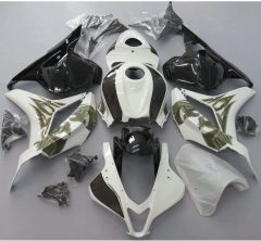 For HONDA 2009-2012 CBR600RR White with Gold Phoenix Graphics Fairing set