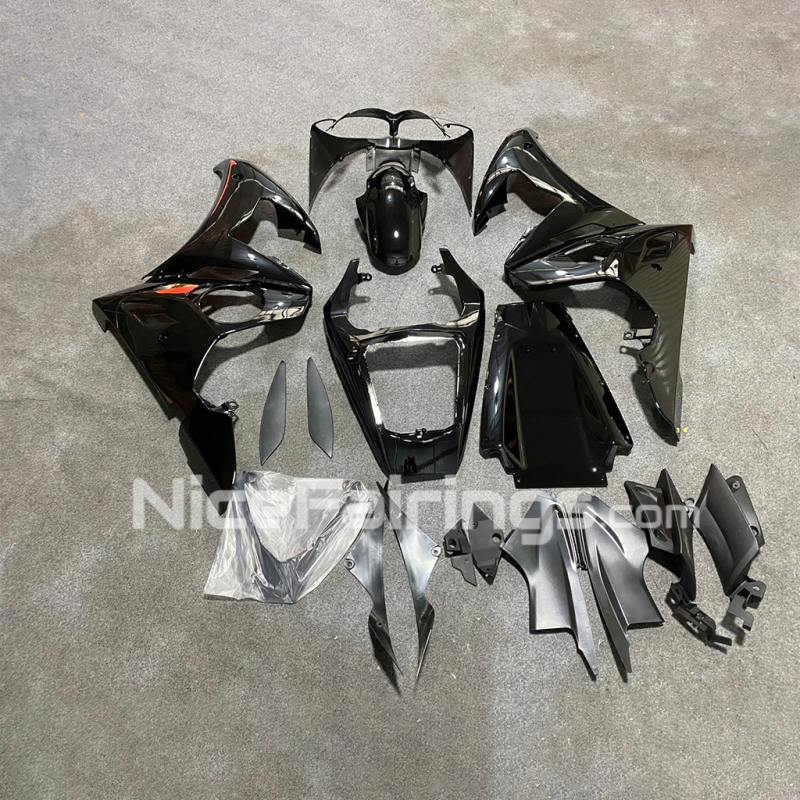 For YAMAHA 2003 2004 2005 YZFR6 Glassy Black Injecton Motorcycle Fairings Kit YZF R6