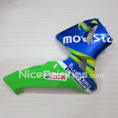 For HONDA 2003 2004 CBR600RR Movistar Blue Green Fairing set