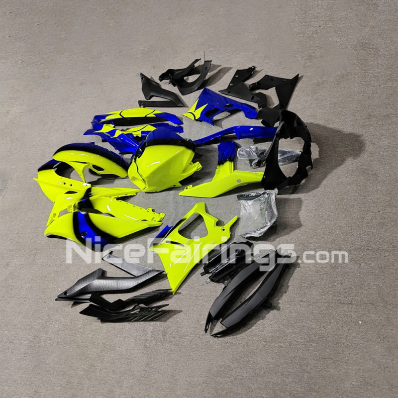 For YAMAHA 2019 2020 2021 2022 2023 2024 YZFR3 YZF R25  Yellow Blue Motorcycle Parts Fairings Kit