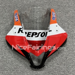 For HONDA 2007-2008 CBR600RR REPSOL Red Black Orange Fairing set