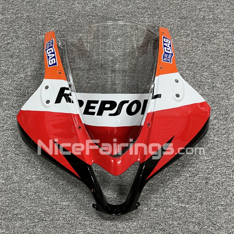 For HONDA 2007-2008 CBR600RR REPSOL Red Black Orange Fairing set