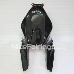 For HONDA 2003 2004 CBR600RR Black White West Fairing set