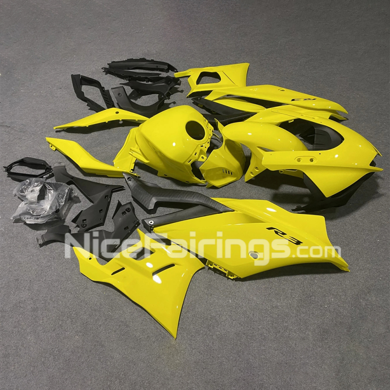 2019 2020 2021 2022 2023 2024 for YAMAHA YZFR3 YZF R25 Full Yellow Motorcycle Parts Fairings Kit